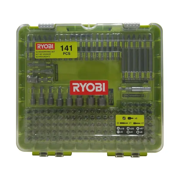 Sada šroubovacích bitů RYOBI RAKD141 RY5132004667