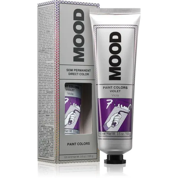 MOOD Paint Colors semipermanentní barva na vlasy odstín Violet 100 ml