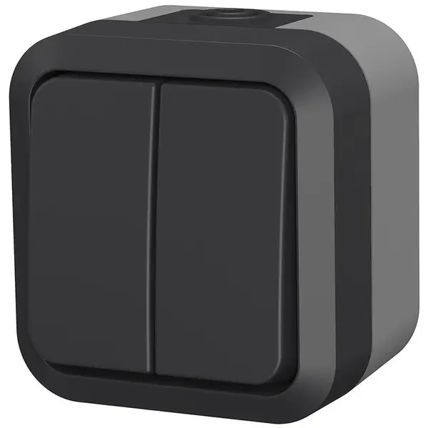 Sériový vypínač na omítku Aqua Pro IP55 vodotěsný šedý