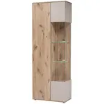 Vitrína Catalina DVC CT WSW dub viking/kašmír