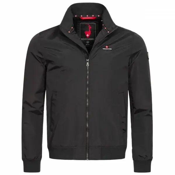 HOHENHORN BUINN Pánská bomber bunda, černá, velikost