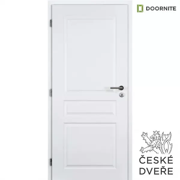 Interiérové dveře Troja Plné Bílé 90L
