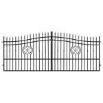 BRÁNA DVOUKŘÍDLÁ AGAT 140-160 X 400 CM