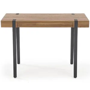 Psací Stůl B-39 Orzech Miláček/Černá