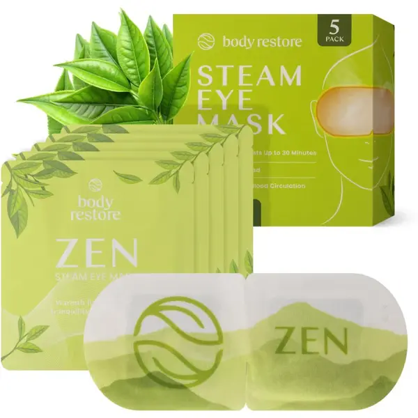 Body Restore Steam Eye Mask Green Tea maska na očné okolie 5 ks