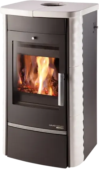 Kachle s výmenníkom ALYTUS II, čierna/biela HS0434517600000