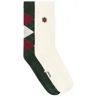 CELIO XMISOXMAS Pánske ponožky v darčekovom balení, tmavo zelená, veľkosť UNI