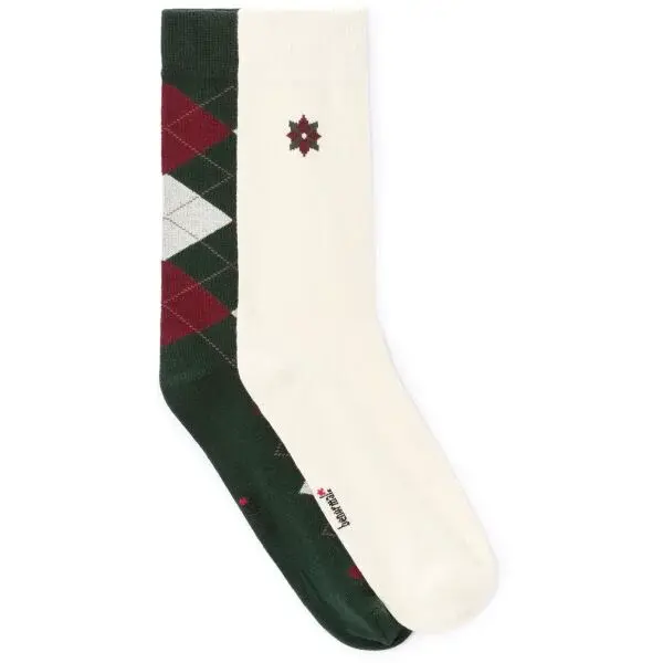 CELIO XMISOXMAS Pánske ponožky v darčekovom balení, tmavo zelená, veľkosť UNI