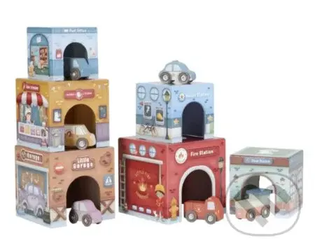 Kocky stohovacie s autíčkami