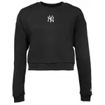 New Era NEW YORK YANKEES MLB MIDI LEAGUE ESSENTIAL CROPPED SWEATER Dámská mikina, černá, velikost
