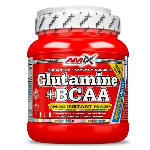 Amix Nutrition Glutamine + BCAA 530g - lesní plody