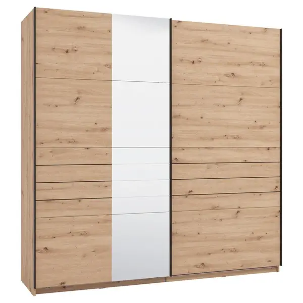 Xora SKŘÍŇ S POSOUVACÍMI DVEŘMI, dub artisan, 220/217,5/61 cm