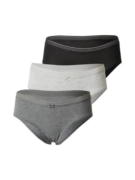 ETAM Nohavičky 'Jack'  svetlosivá / sivá melírovaná / čierna