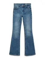 Vero Moda Petite Džínsy 'VMFLASH'  modrá denim
