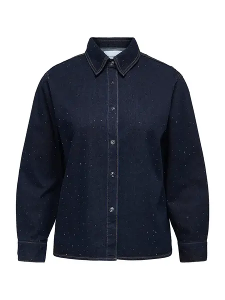 ONLY Carmakoma Blúzka 'CARMaggie'  tmavomodrá