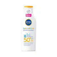 Nivea SUN Sensitive SPF50+ dětské opalovací mléko 200 ml