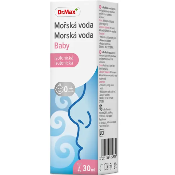 Dr. Max Mořská voda isotonická Baby 0-6 let 30 ml
