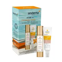 Sesderma C-VIT Radiance Jemný krém + Repaskin Tónovací krém SPF50 2 ks