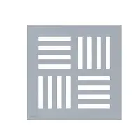 Mriežka 143 × 143 mm sivá