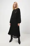 Dvoudílné šaty Medicine černá barva