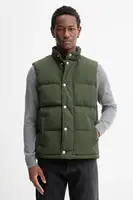 Péřová vesta Levi's pánská, hnědá barva, zimní, A8556