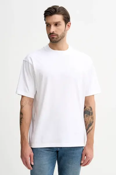 Bavlněné tričko BOSS Orange Te_Dye_