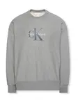 Calvin Klein Jeans Mikina  antracitová / tmavosivá / biela