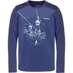 Head MORIS Chlapecké triko s dlouhým rukávem, tmavě modrá, velikost 152-158
