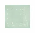 SENSILLO Milníková mušelínová plenka/dečka 120x120 cm Boho, mátová