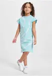 Girls' dress with tie Dye aquablue