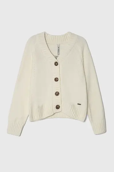 Dětský svetr Pepe Jeans béžová barva, hřejivý
