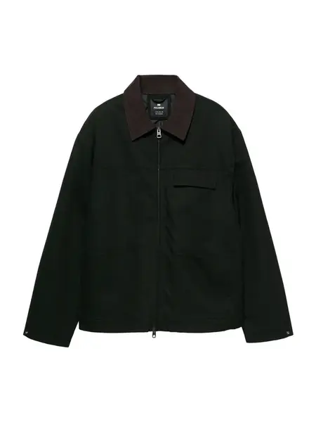 Pull&Bear Prechodná bunda  čokoládová / olivová