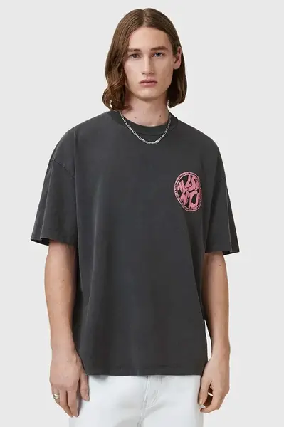 Bavlněné tričko AllSaints DISTORTION