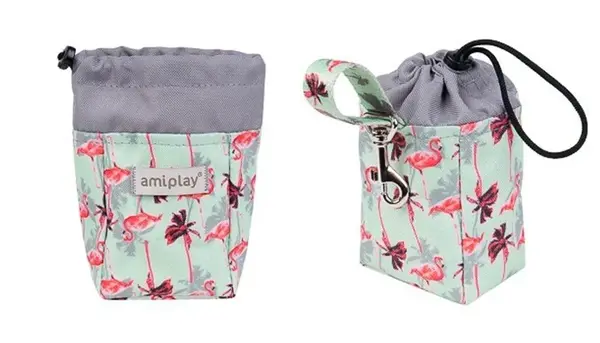 Amiplay Pytlík na pamlsky BeHappy Flamingo | P58721
