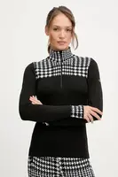 Funkční triko s dlouhým rukávem Newland LADY T-NECK černá barva, N46775.108
