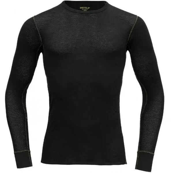 Devold WOOL MESH Dětské tričko, černá, velikost