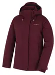 Husky Nurme L XL - plus, dark bordo Dámská hardshellová plněná bunda