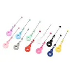 Silicone & Aluminum Beadable Bar Pendant Decorations