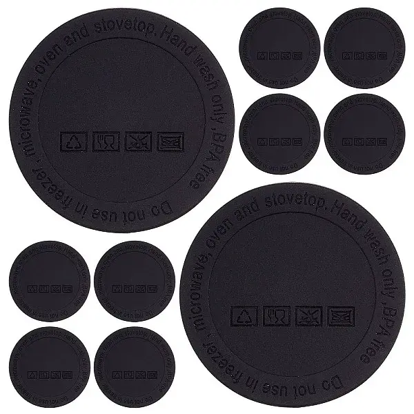 12Pcs Silicone Drink Coasters