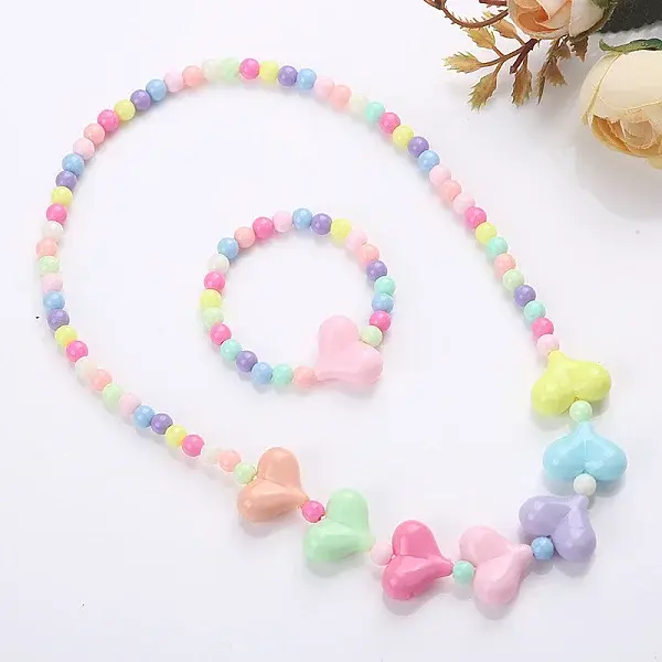 Plastic Beaded Necklaces & Beaded Bracelets