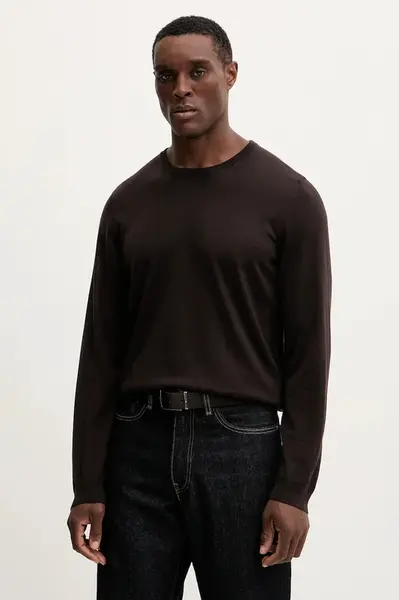 Vlněný svetr BOSS Leno-P