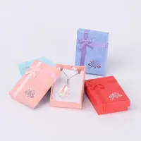 Valentines Day Presents Packages Cardboard Pendant Necklaces Boxes