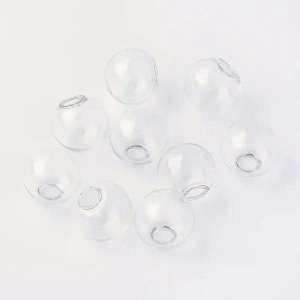 Round Mechanized One Hole Blown Glass Globe Ball Bottles