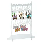 2 Layers Hanger Style Acrylic Earring Storage Display Rack