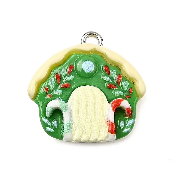 Christmas Opaque Resin Pendants