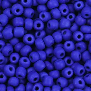 Frosted Opaque 6/0 Glass Seed Beads