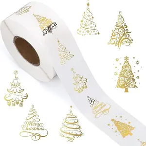 Christmas Self-Adhesive Paper Stickers