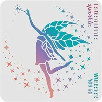 Plastic Reusable Drawing Painting Stencils Templates