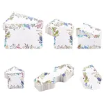 200 Pcs 5 Styles White Cardboard Display Cards