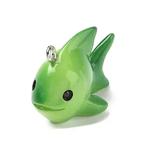 Marine Theme Opaque Resin Pendants